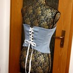 作品Blue cool laceable corsete コルセット 