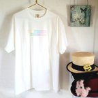 作品◆初回・現品限定特価◆XLサイズ【オーガニックコットンTシャツ】24色のカラフルな鍵盤🎹パステルカラー　　プリントTシャツ　　男女兼用