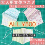 作品【即発送】夏模様立体マスク(インナーマスク) フルーツコンビ柄