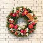 作品Happy christmas wreath(20cm)