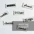 作品mini tag wappen-ミニタグワッペン
