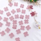 作品【24個 150円】オリジナル♪手染めビーズ【brsr7861acrc】opera mauve【10mm】フラワービーズ