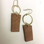 作品✴︎本革ピアス✴︎