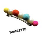 作品パールと毛玉のbarrette