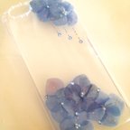 作品【スワロ】紫陽花iPhoneケース