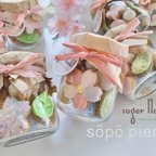 作品【春限定!!ミニミニアイシングクッキー】SÖPÖPIENI  ＆【グルテンフリーマドレーヌ】信州産ソルガムとりんごとくるみのマドレーヌ【注文後1週間で発送予定】