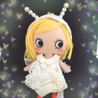 作品【白Butterfly】イーマリー服 2点セット   【ワンピース・ヘアバンド】　イルメール　