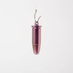 作品Bullet Charm / purple metalic ｜チタン｜アクセサリー｜チャーム｜titanode