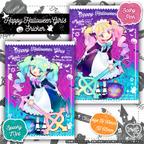 作品ハッピーハロウィンガールズ ステッカー 全2種