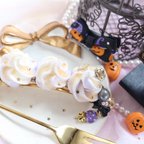 作品whipped cream tiara barretta 〜Happy Halloweenソース仕立て〜