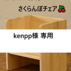 作品【kenpp様】さくらんぼチェア（小サイズ）【クロコダイルグリーン】