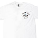 作品牛さん視力検査 Tシャツ(胸ワンポイントver)