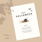 作品【ポスターのみ】ハロウィンポスター☆halloween/かぼちゃ/こうもり/タペストリー/名入れ