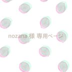 作品nozana様 専用ページ