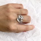 作品マーキスカットの天然石　シルバーリング　KR7791 silver925  アクアマリン　ペリドット　ガーネット　シトリン　アメシスト　ホーニング加工