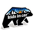 作品【マグネット】KIDS IN CAR カーマグネット アウトドア ベア 小熊 キッズインカー KIDSINCAR