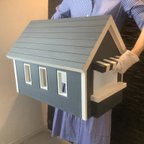 作品木製ペットハウス　お店屋さんごっこ　タイプS-1      Wooden Pet House 　Play-shop style　Type S-1　手工木制宠物窝  假装商店样式 S-1号