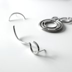 作品PARAGRENADE S Line SILVER EARRING | コンテンポラリージュエリー, ラインピアス