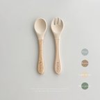 作品Cutlery set カトラリーセット/pvcケース付(名入れ対応)