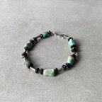 作品Vintage 80s USA retro turquoise monotone beads bracelet レトロ アメリカ ヴィンテージ ターコイズ モノトーン ビーズ ブレスレット