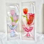 作品《枯れないお花》アメリカンフラワー　花束BOX