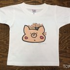 作品【再販】ブタTシャツ（キッズ用）