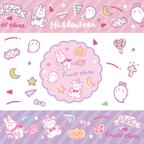作品Fruits torta ♡Fancy Halloween 80sうさくまたんマスキングテープ 15mm♡PINK