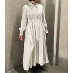 作品2way Design Stitch Maxi Dress  WHITE