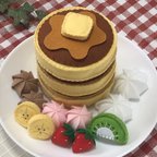 作品フェルトのパンケーキ＊おままごと