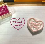 作品ハート「Thank you 」はんこ♡