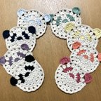 作品【送料無料】にじいろパンダコースター1枚　♡保護猫支援♡