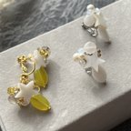 作品amane star natural stone earrings