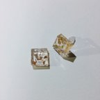 作品金箔(風)のピアス