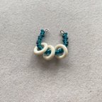 作品ear cuff   vintage turquoise