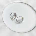 作品数量限定　round perl pierce / silver