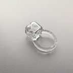 作品こぼれないアロマリング -Cube ice-　指輪