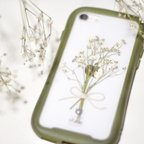 作品かすみ草のドライフラワー𓍯  iPhoneケース、スマホケースに。