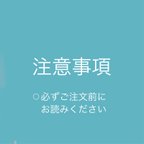 作品注意事項　※必ずご購入前に一読ください