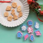 作品ミニミニクリスマスのクッキー型セット【A】
