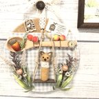 作品〜ねこさんの幸せブランコ〜  インテリア雑貨　壁飾り　造花