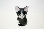 作品Miniature Cat 　みつめる子猫　猫の置物