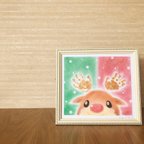 作品【送料無料】パステル手形アート♡クリスマスモチーフ