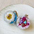 作品【HY様オーダー品】花かんざしのイニシャルチャーム