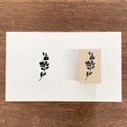 作品ナカノエミさん監修 イラストスタンプ ユウゲショウ 夏 植物 花 はんこ ハンコ（a-142）