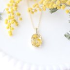 作品flowerJewelry necklace 「mimosa」Ⅱ