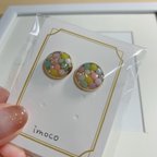 作品送料込900円♪ 大人かわいいピアス