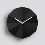 作品≪送料無料≫　北欧デンマーク産　Delta Clock / デルタ クロック　ブラック（出産祝い・引っ越しなど、新たな門出への時計ギフトとしても◎）