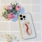 作品iPhoneケース　ニュアンス　ハンドメイド