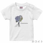 作品[ベビー] 1月生まれのためのお花Tシャツ 全3色