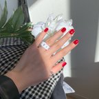 作品colorful ring (White)